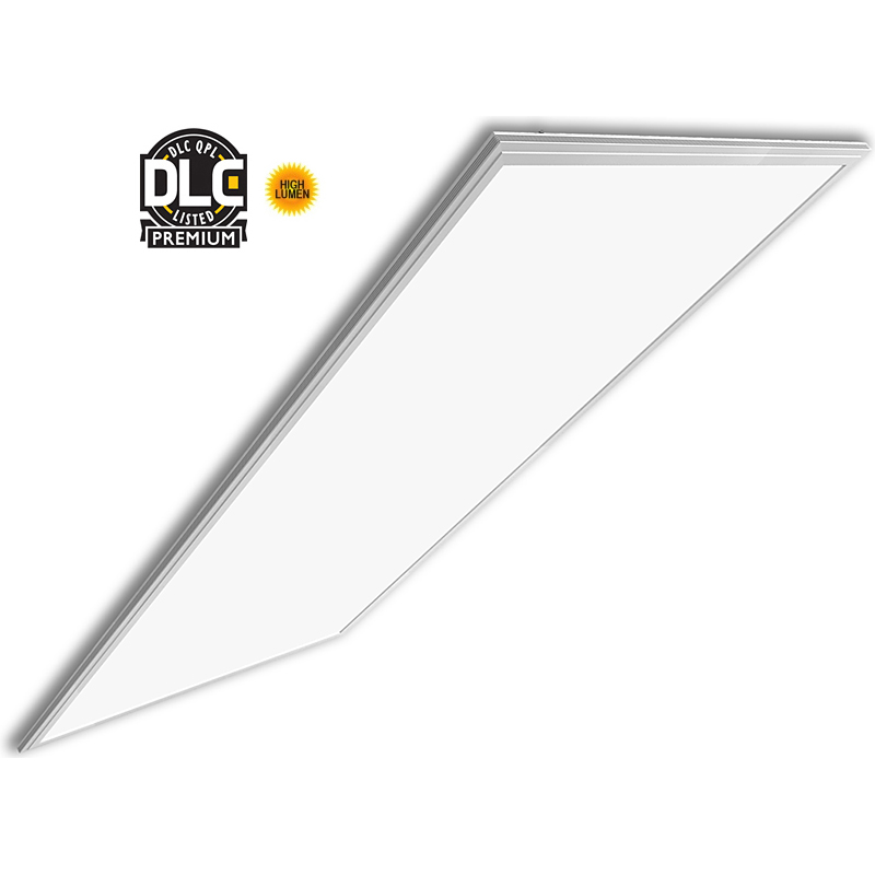 2X4 LED Flat Panel, 50 Watts, Dimmable, DLC Premium