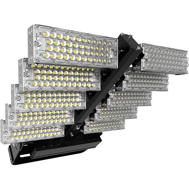 LED High-Mast / Sports Lighter, SuperChip Pegasus Series, 1,200 Watts, DLC