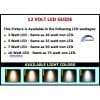 12V LED Cast Brass Small Classic Open Face Underwater Light