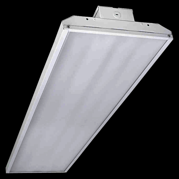 Baylux Series Flat Pendant LED High Bay, 4' Length 220 Watts, DLC Premium