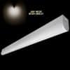 Round LED Sleek Linear Contempo Light, 4 Foot Length, 40 Watts