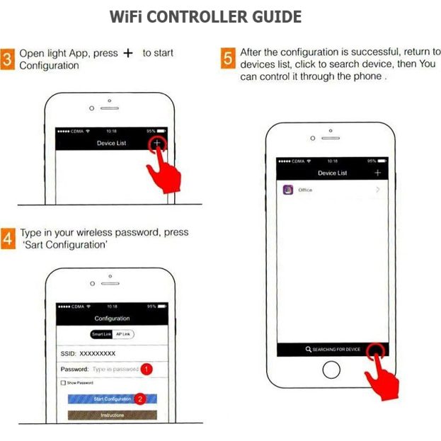 RGB/RGBW Wifi / 2.4GHz Super Controller, 1 to 8 Zones!