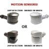 180° or 240° Motion Sensors for Outdoor Lighting