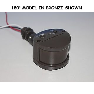 180° or 240° Motion Sensors for Outdoor Lighting