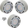 120V Classic Style LED Undercabinet Puck Light 3-Light Kit, 4 Watts ea., Dimmable