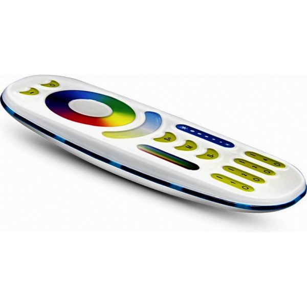 Superchip™ Exclusive RGB+White Remote Control, 2.4GHz, Syncable, Controls Many Lights, 4-Zones