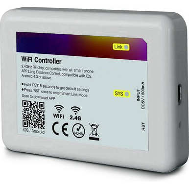 Superchip™ Exclusive RGB+White WiFi Control Box, Syncable, Controls Many Lights, 4-Zones