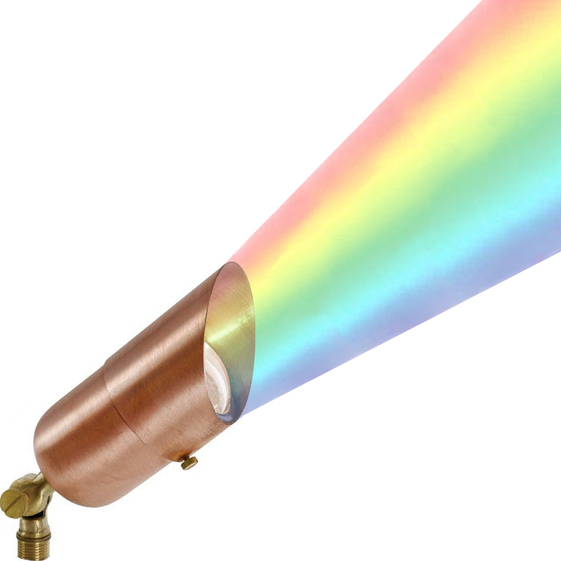 Superchip™ Exclusive Patriot 12V or 120V Syncable Color-Changing Copper Uplight