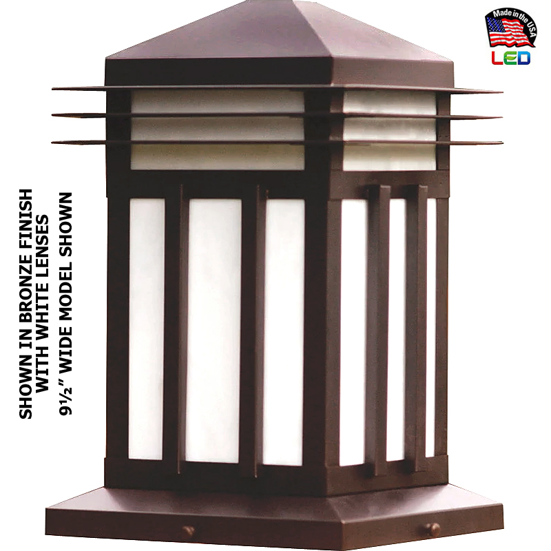 3-Tier Deco Style LED Column Light (9½" Width, 120V/12V/208~277V)
