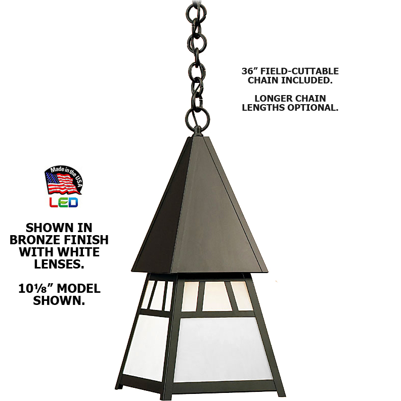120V/12V LED Victorian Deco Style Hanging Light (5" Width)