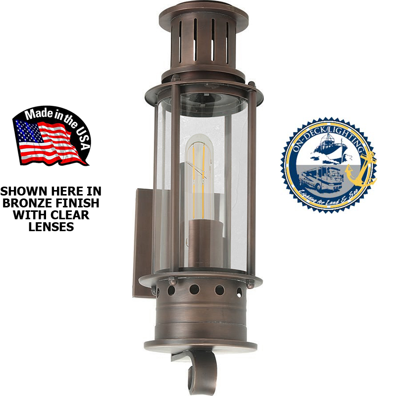 Contempo Club House II Style LED Wall Light (120V/12V)