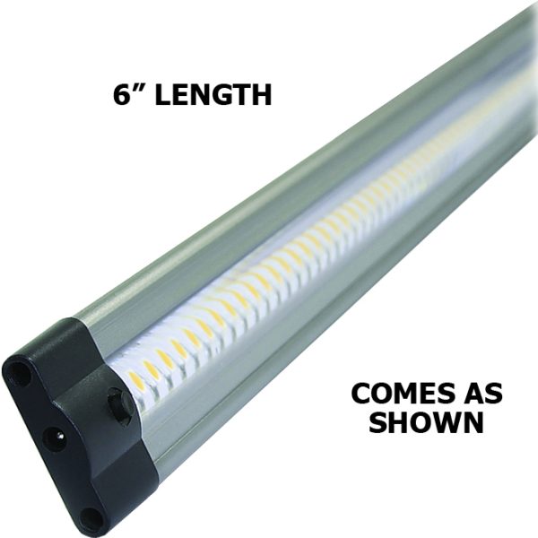 24V 6" Length 1.8 Watt Sleek Series Linkable Undercabinet Light Bar