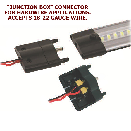 Hardwire "Junction Box" Conntector for our 24V Sleek Linkable Undercabinet Light Bars