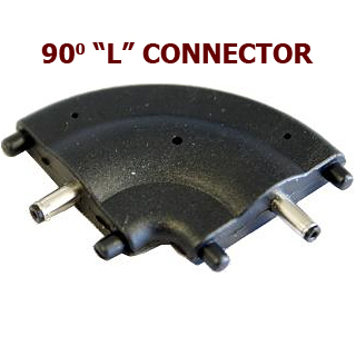 90° "L" Corner Conntector for our 12V or 24V Sleek Linkable Undercabinet Light Bars