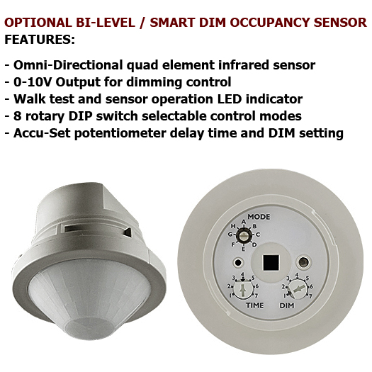 Orion Series UFO LED High Bay, 150 Watts, DLC Premium, IP65