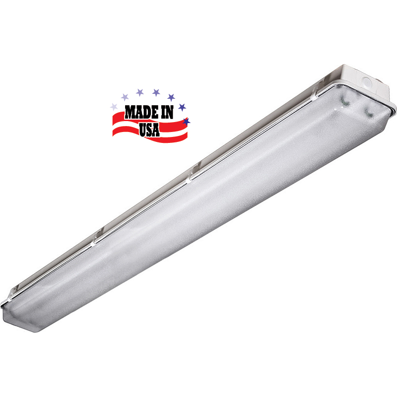 LED Vapor Proof, 4 Foot Length, 36 to 66 Watts, 100V to 277V, USA Made
