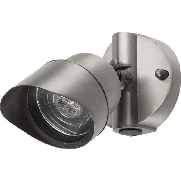 "Contempo" Stainless Steel Single Head Adj. 12V / 120V LED Wall Light
