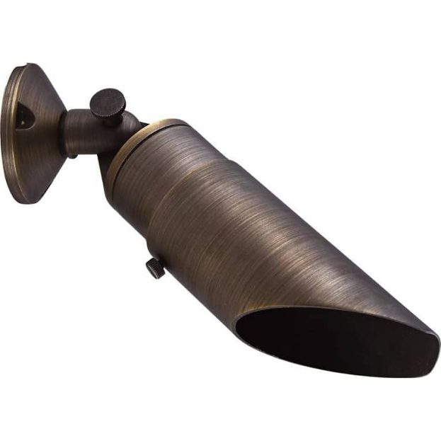 "Big Boss" Cast Brass or Copper Single Head Adj. 12V / 120V LED Wall Light