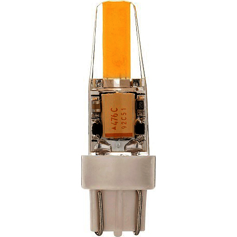 12V 2 Watt LED Wedge Base COB Bulb - Dimmable - Outdoor IP67 Rated
