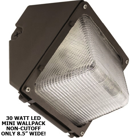 LED Wall Pack, 30 Watt Ultra Mini Classic Non-Cutoff