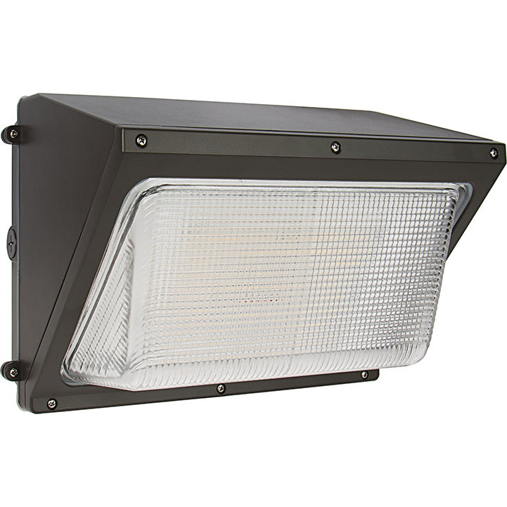 LED High Output Wall Pack, 50 Watt Classic Half-Cutoff, DLC Premium