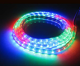 120VAC "Brightest" 4.5W / Foot 5050 SMD RGB Tape Light (16.4 Ft. Length)