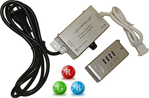 Advanced RGB Controller with IR Remote for 120V RGB LED Tape (550W Max)