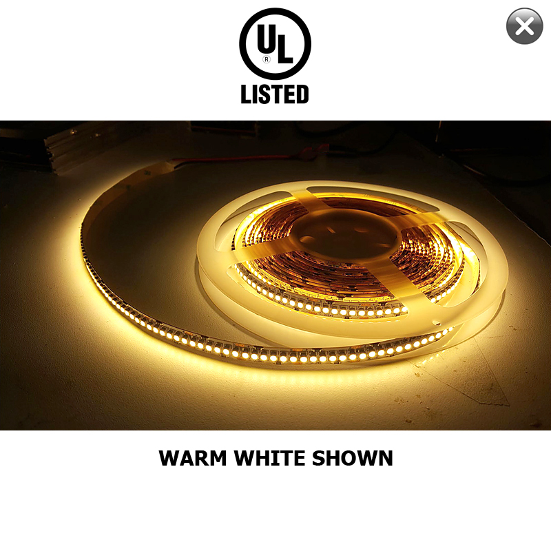 24VDC 6.0 Watt / Foot UL 3528 SMD Super Dense 1-Color Tape Light (16.5 Ft. Spool)