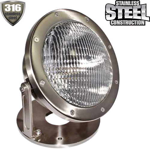 LED 12V Stainless Steel PAR56 Hi-Power Open Face Underwater Light