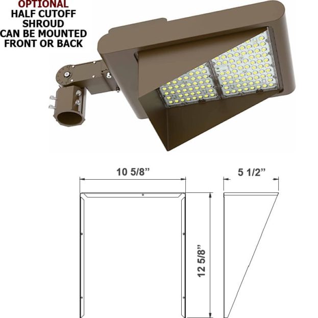 LED Area / Pole Light, NexGen™ 2.0 LFS Sleek Series, 150-300 Watts, Dimmable