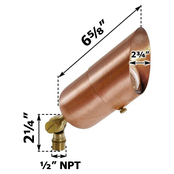 120v Led Raw Copper Lighter C2c Lights