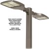 Valtech LED Pole / Parking Lot / Area Flood Light, 100 Watts, DLC Premium