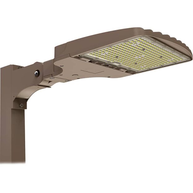 Valtech LED Pole / Parking Lot / Area Flood Light, 150 Watts, DLC Premium