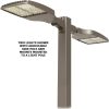 Valtech LED Pole / Parking Lot / Area Flood Light, 200 Watts, DLC Premium