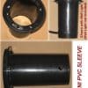 PVC Protector Sleeve for our Cast Aluminum Well Lights.
