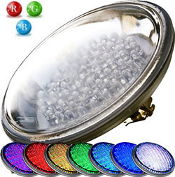 12v 5 Watt RGB Automatic Color-Changing PAR36 80° LED Bulb