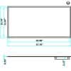2X4 LED Flat Panel, 72 Watt High Output, Dimmable, DLC