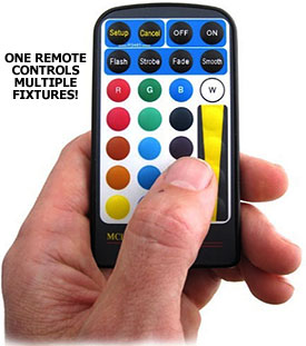 Remote Controller for 5 Watt LED RGB Color-Changing Lights & Bulbs