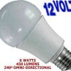 6 Watt 12v Low Voltage LED 240° Medium Base A19 Bulb