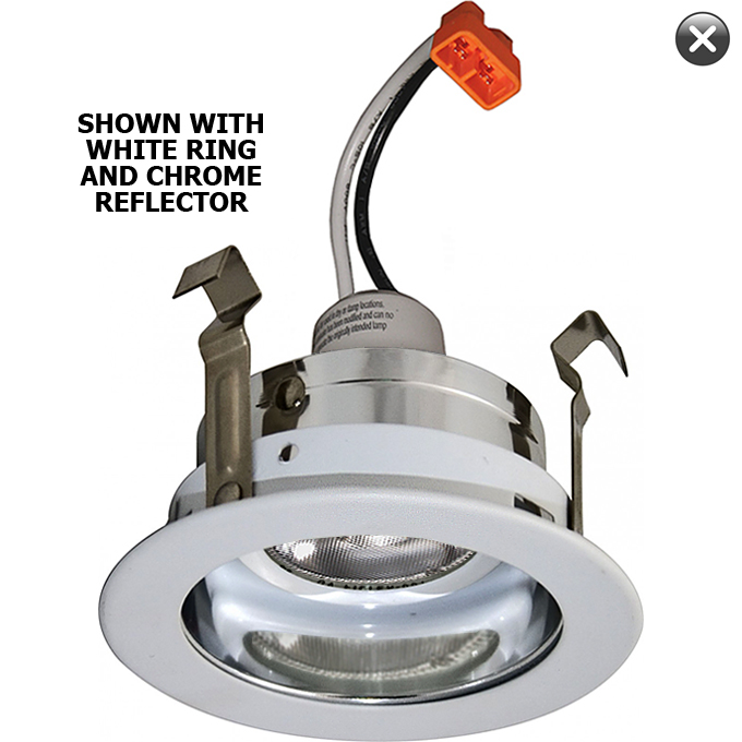 7 Watt 550 Lumen 3" Truespec™ Adj. Reflector LED Retrofit Kit