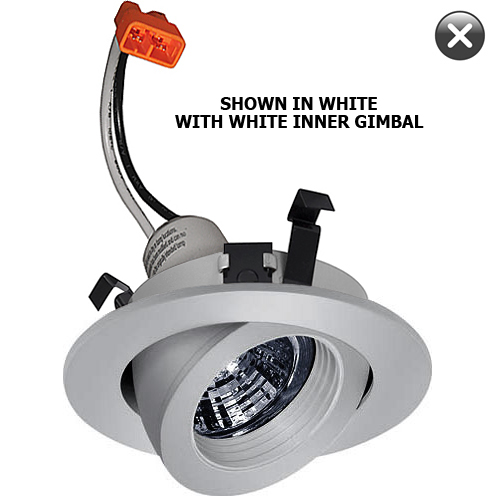 7 Watt 550 Lumen 3" Truespec™ Adj. Gimbal II LED Retrofit Kit