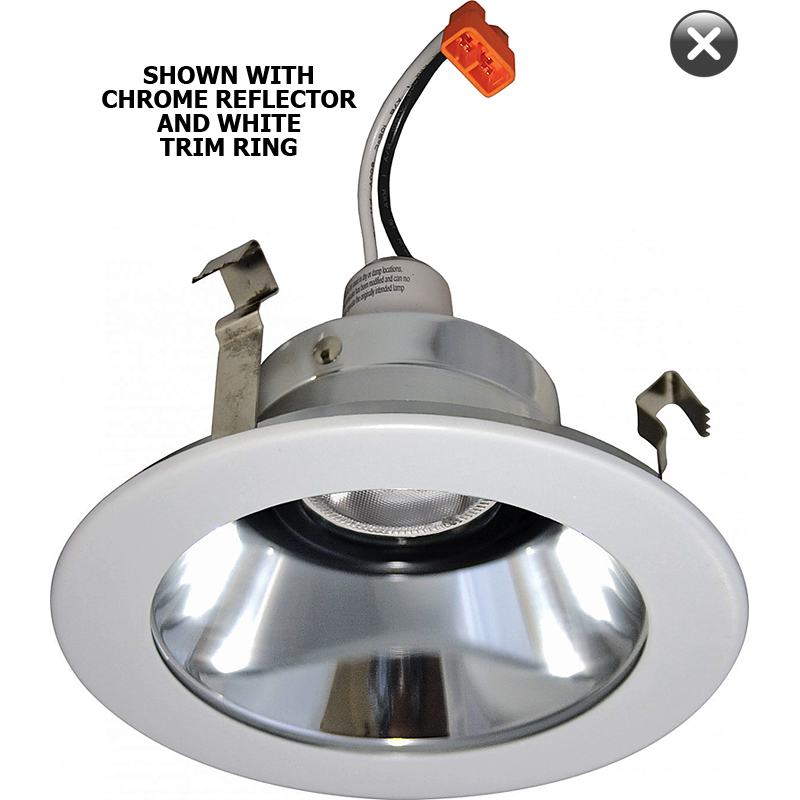 7 Watt 550 Lumen 4" Truespec™ Adj. Reflector LED Retrofit Kit (50W Equiv.)