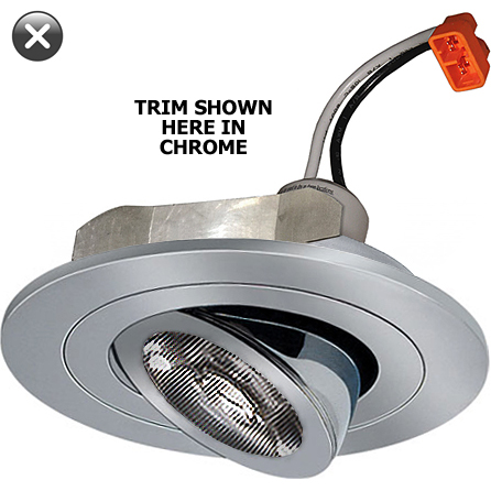 7 Watt 550 Lumen 4" Truespec™ Adj. Gimbal I LED Retrofit Kit (50W Equiv.)