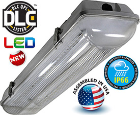 32 Watt Commercial LED 2 Foot (26") Vapor Proof Light (DLC)