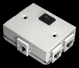 Light Bar 4-Way Distribution Box for 120v Premium Designer LED Light Bars