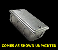Junction Box (raw unpainted) for 120v Premium Designer LED Light Bars