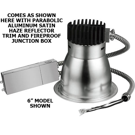 6", 8" or 10" 18-54 Watt Premium LED Commercial / Architectural Recessed Downlight