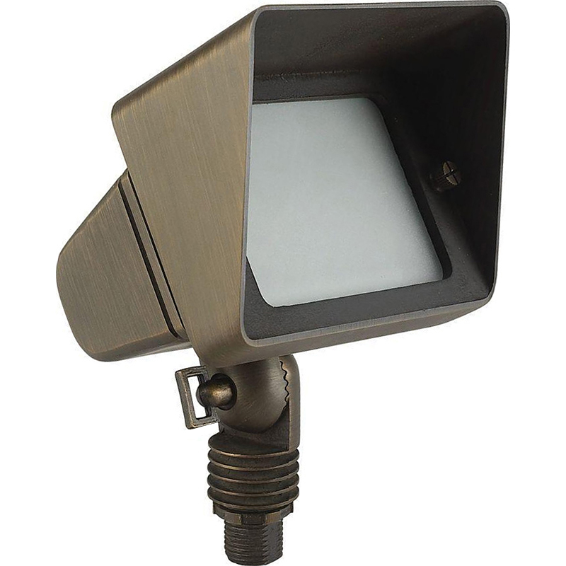 "Big Jake" 12V / 120V LED Cast Brass Flood / Wall Wash Lighter