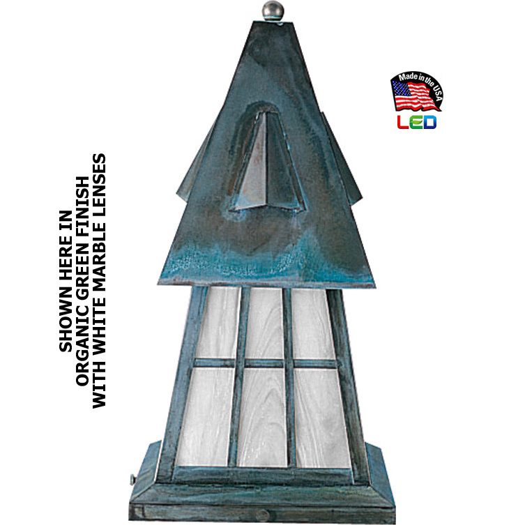 Victorian Deco LED Column Light (6½" Width, 120V/12V/208~277V)