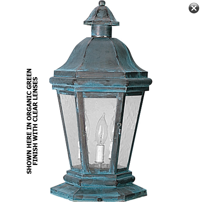120V/12V LED Tri-Candelabra Santa Ynez Style Column Light (11" Width)